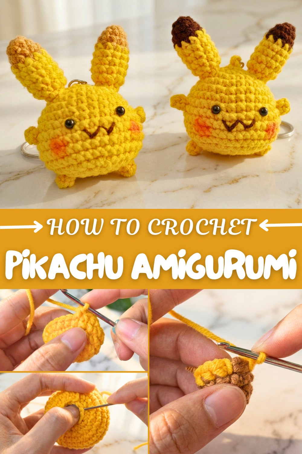 Crochet Pikachu Amigurumi Pattern