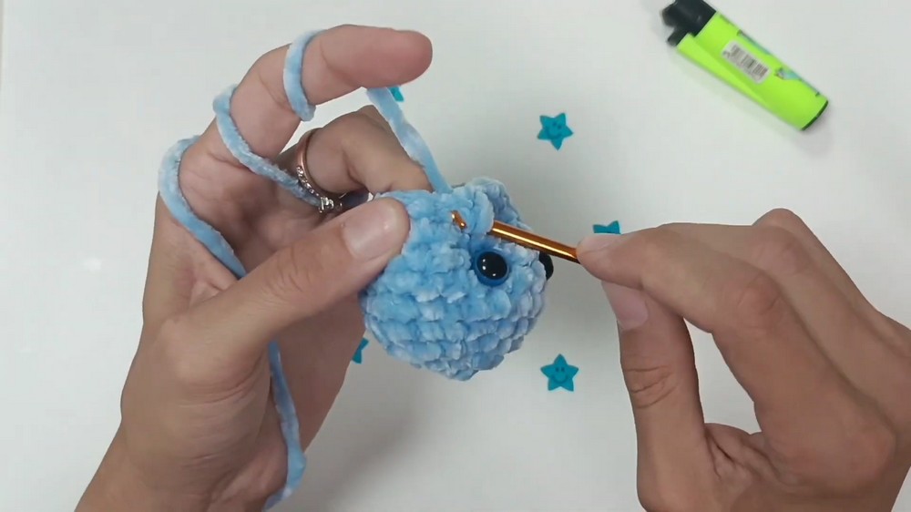 Crochet Plush Baby Octopus Pattern 3