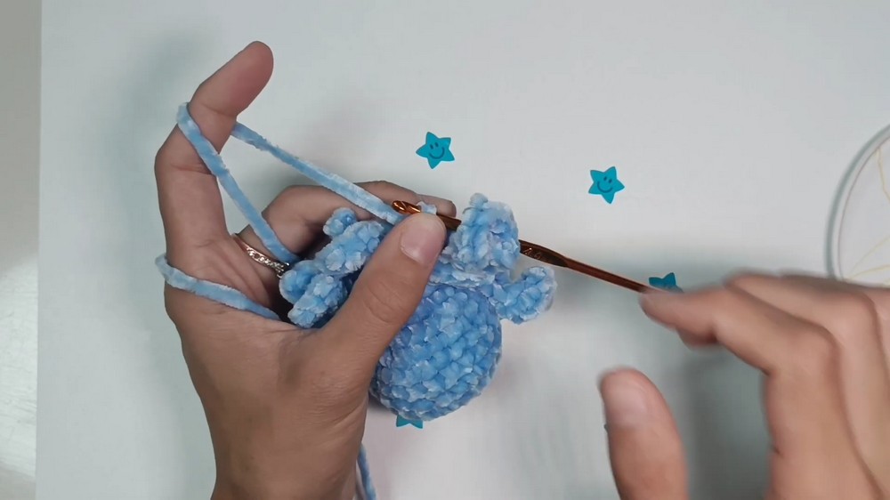 Crochet Plush Baby Octopus Pattern 4