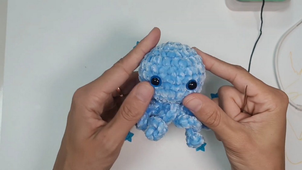 Crochet Plush Baby Octopus Pattern 5