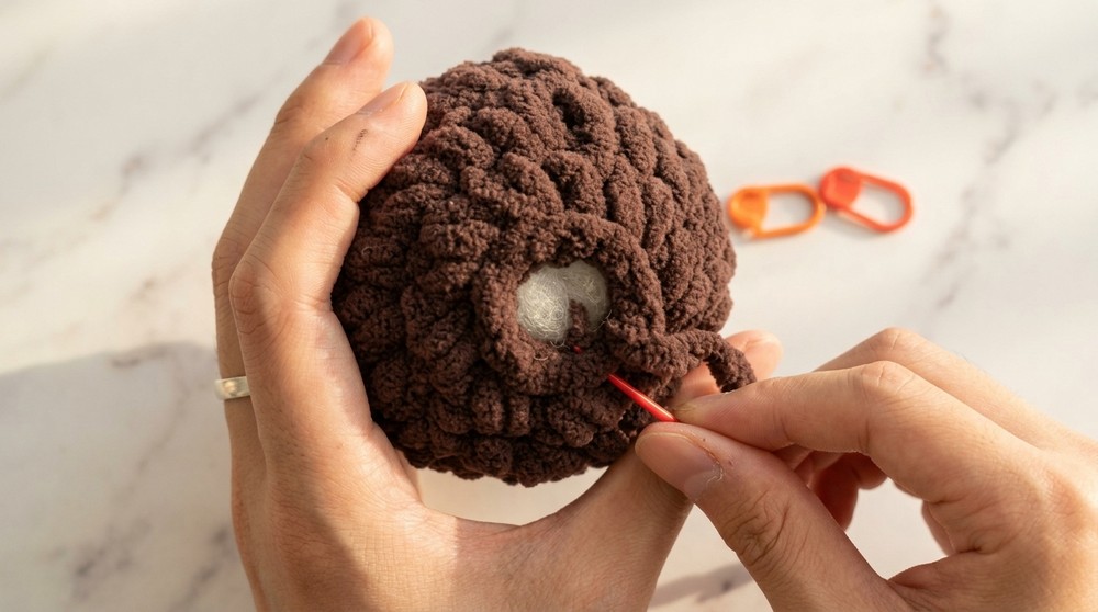 Crochet Plush Bear Head Pattern 4