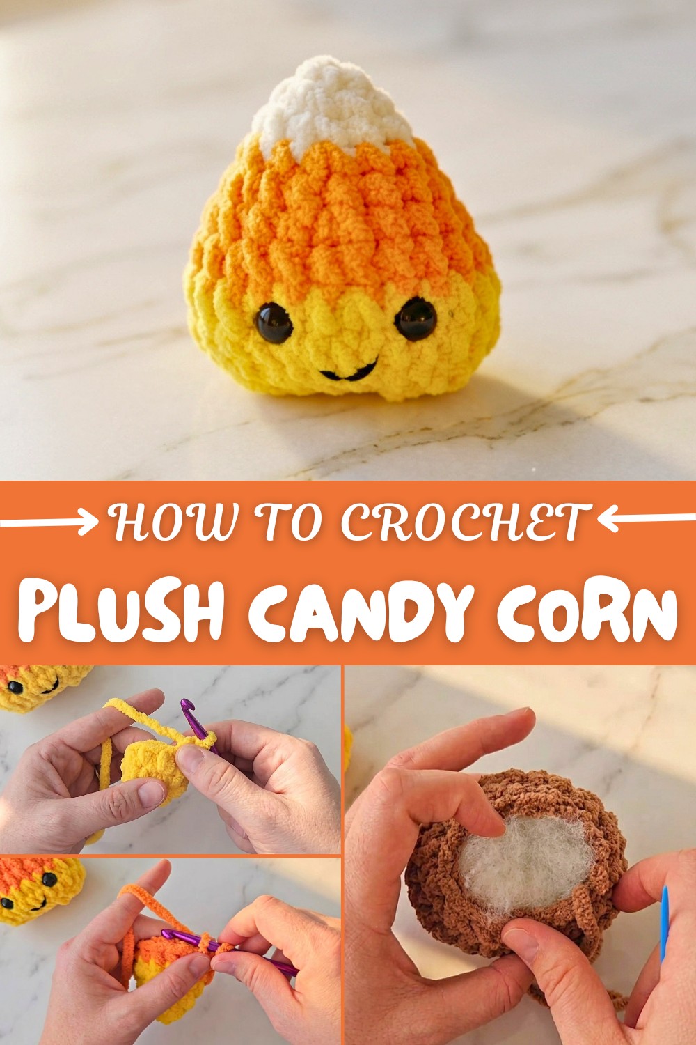 Crochet Plush Candy Corn Pattern