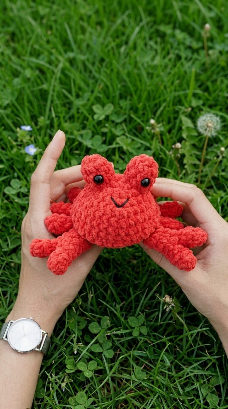 Crochet Plush Crab Amigurumi Pattern 6