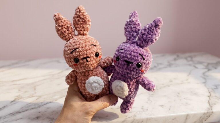 Crochet Plush Rabbit Amigurumi Pattern 7