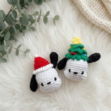 Crochet Pochacco Christmas Tree Pattern 6