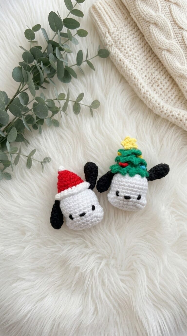 Crochet Pochacco Christmas Tree Pattern 6