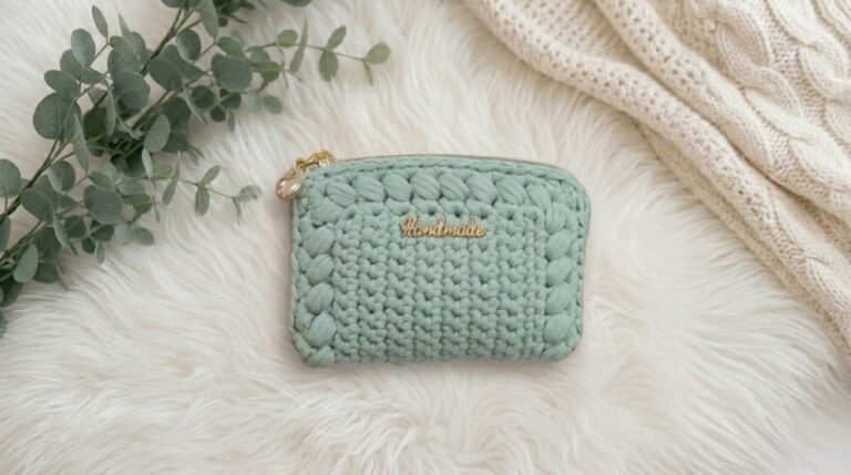 Crochet Puffy Coin Purse Pattern 6