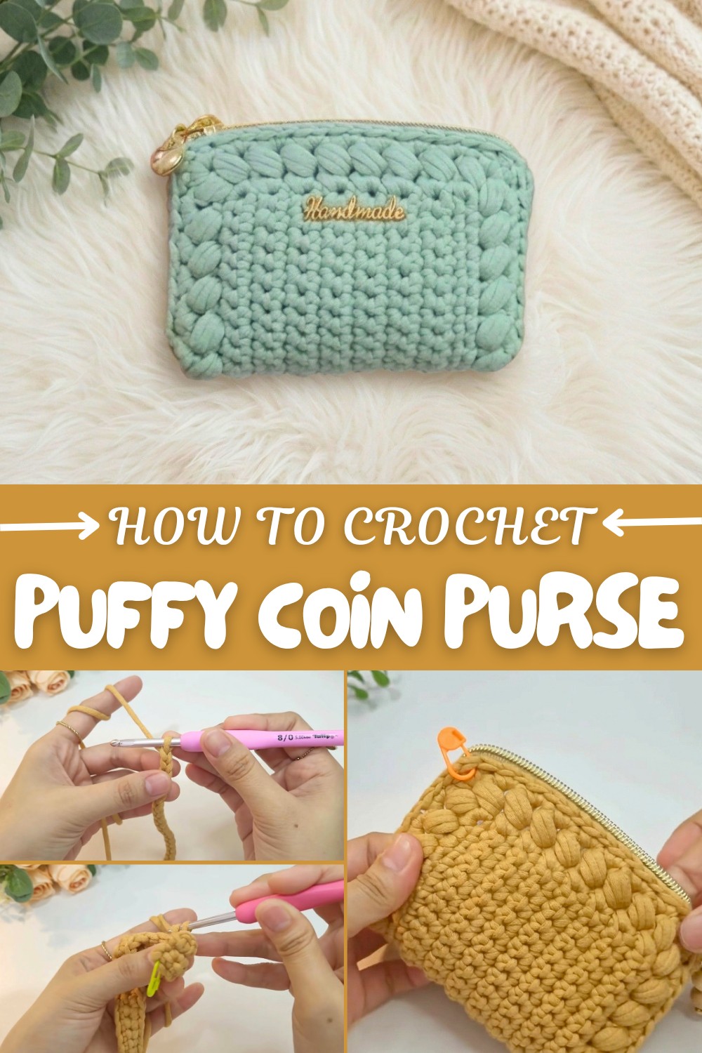 Crochet Puffy Coin Purse Pattern