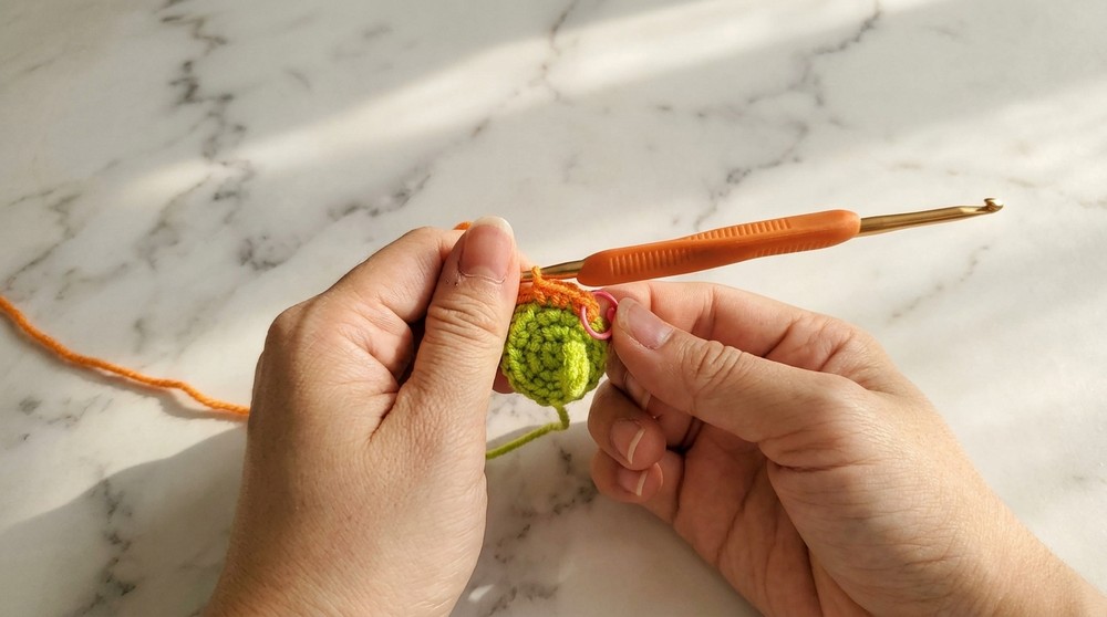 Crochet Pumpkin Mushroom Pattern 2
