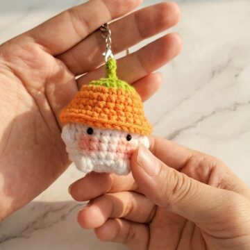 Crochet Pumpkin Mushroom Pattern 6