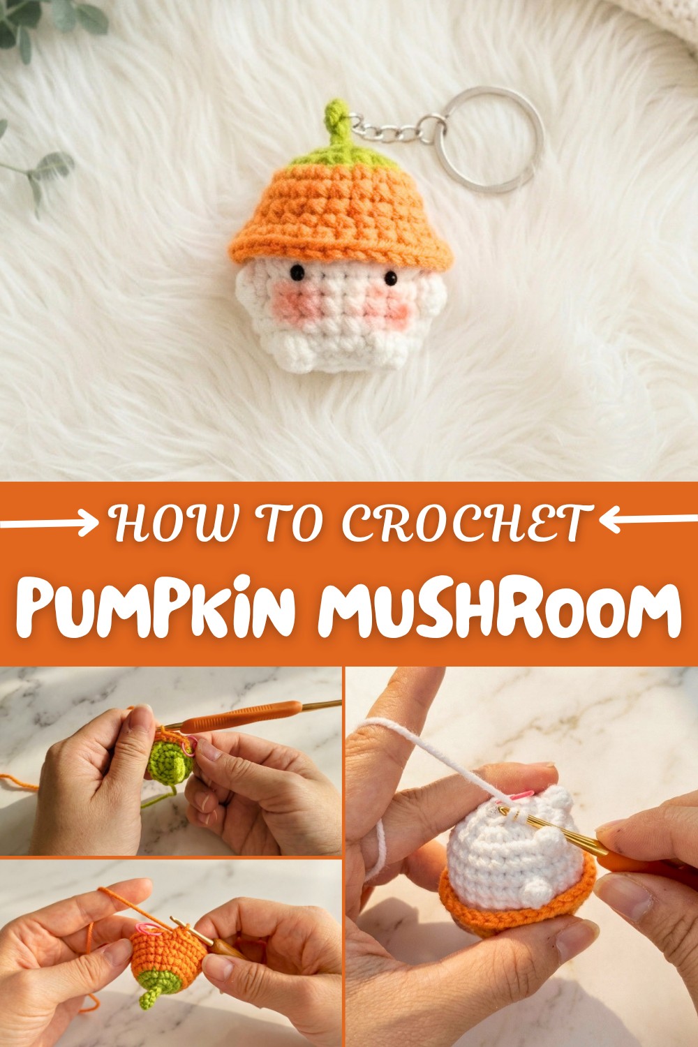 Crochet Pumpkin Mushroom Pattern