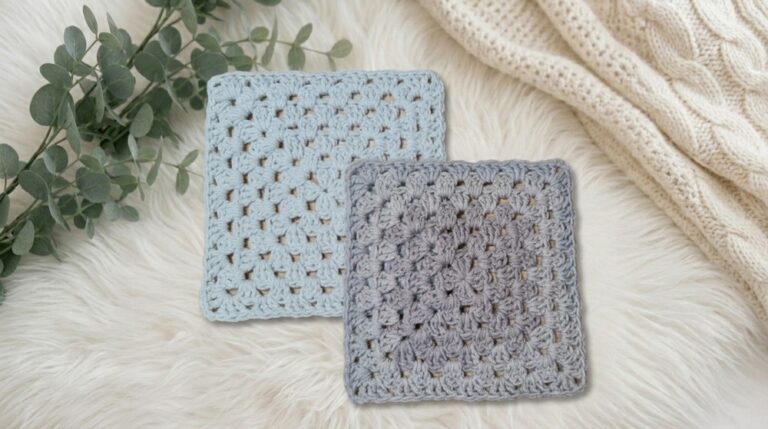 Crochet Reversible Granny Square Pattern 6