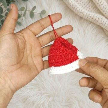 Crochet Santa Claus Hat Pattern 5