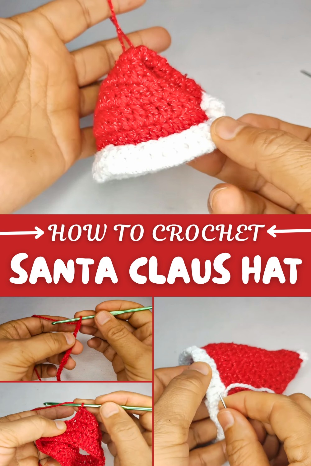 Crochet Santa Claus Hat Pattern