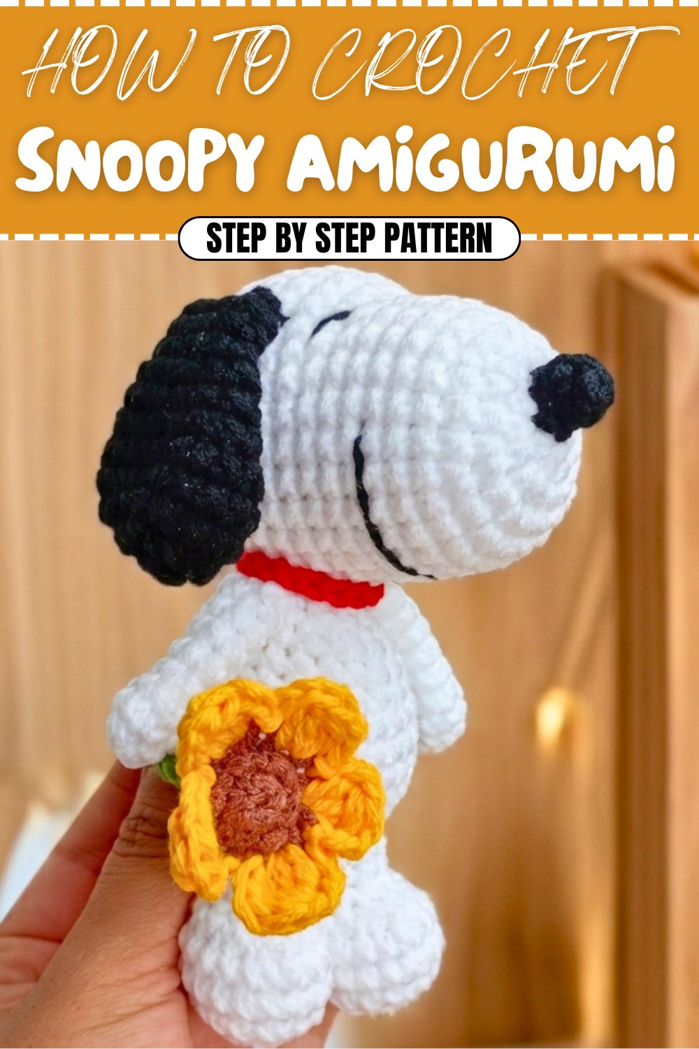 Crochet Snoopy Amigurumi Pattern (1)