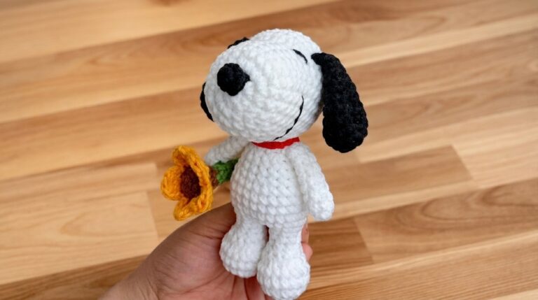 Crochet Snoopy Amigurumi Pattern 6
