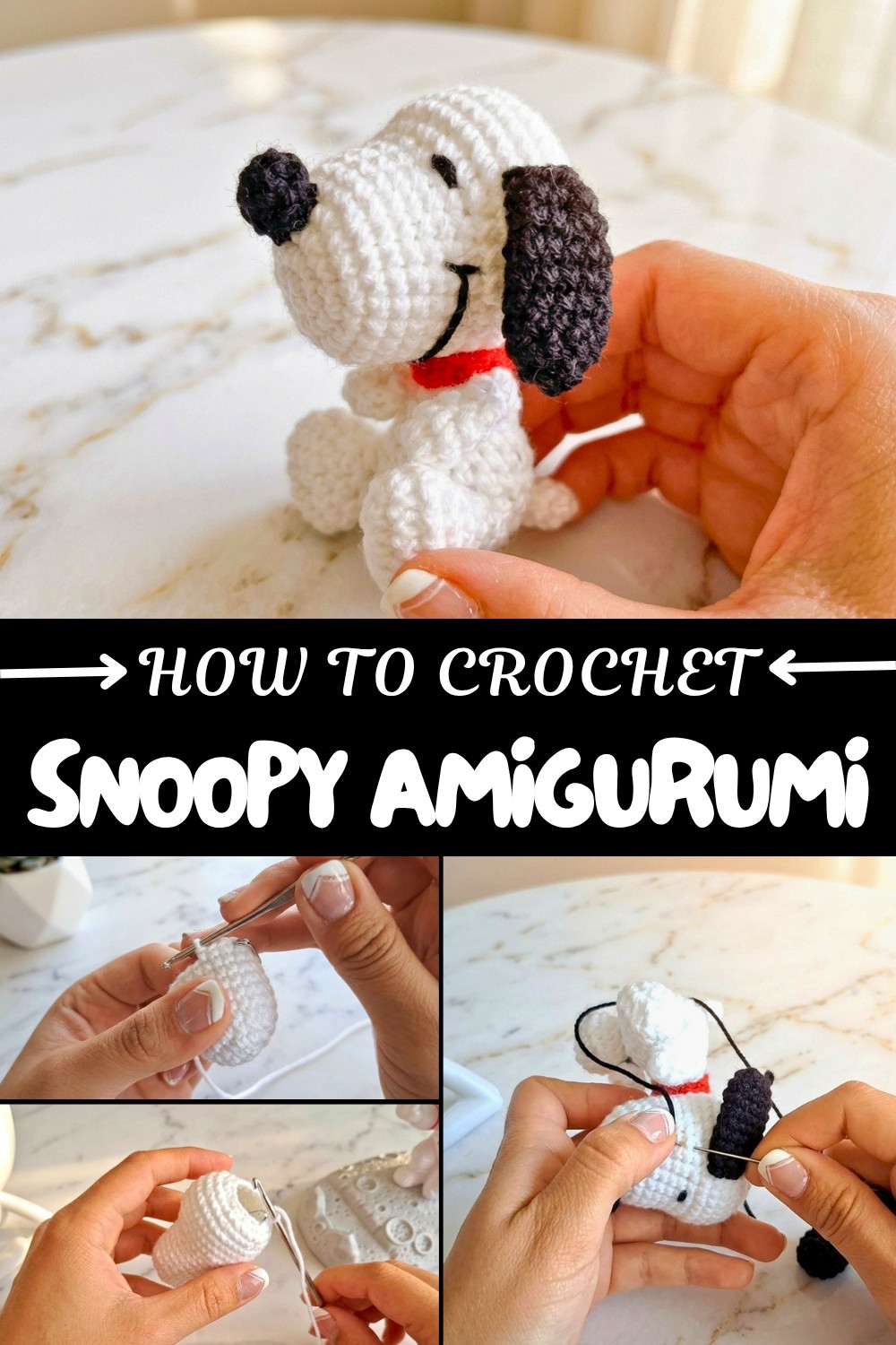 Crochet Snoopy Amigurumi Pattern