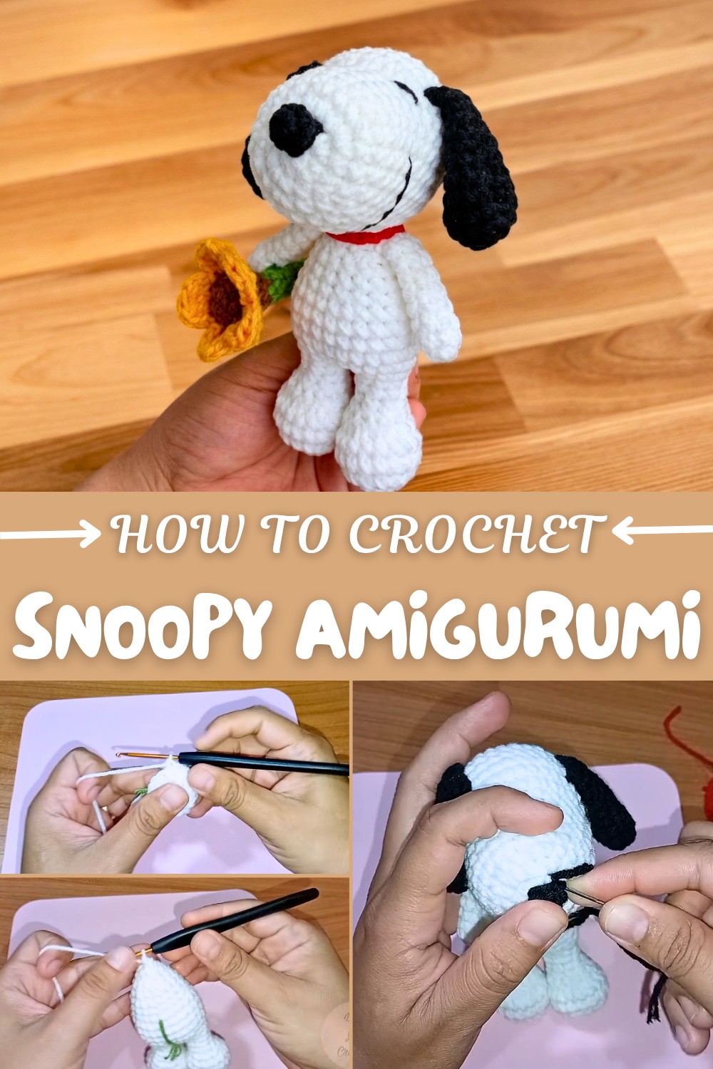 Crochet Snoopy Amigurumi Pattern