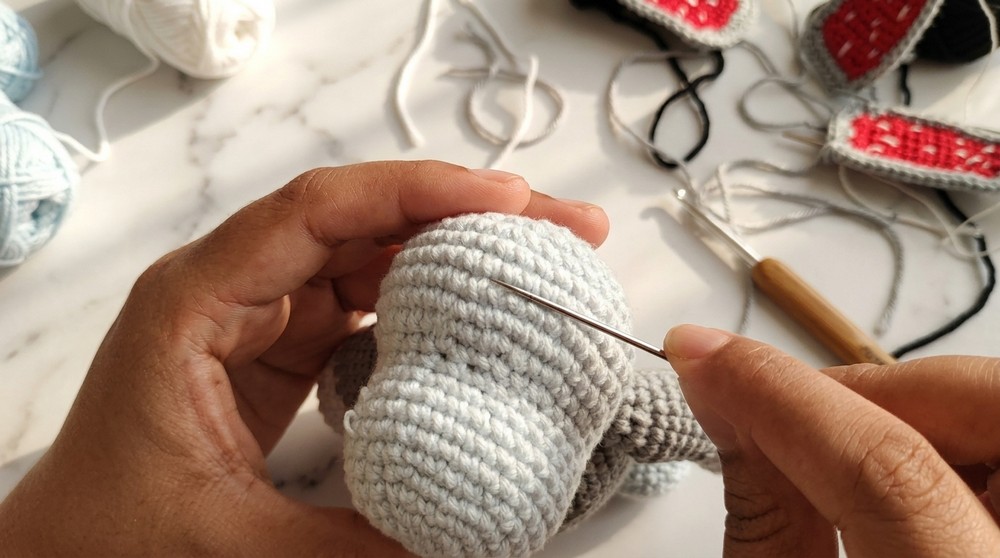 Crochet Snoopy Demogorgon Pattern 5
