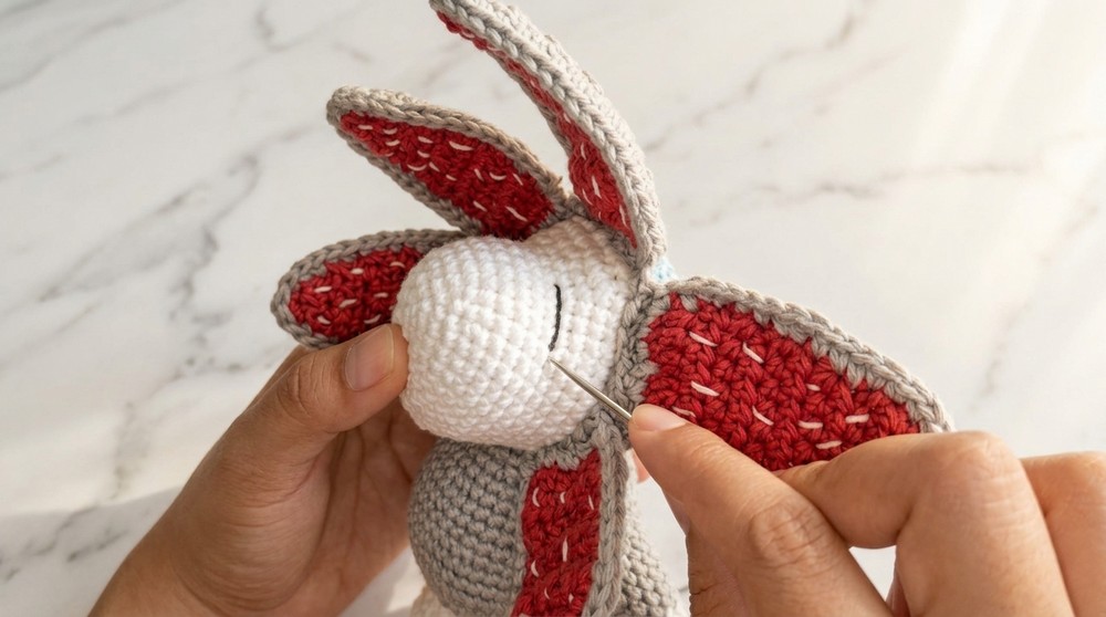 Crochet Snoopy Demogorgon Pattern 6