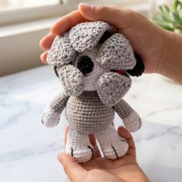 Crochet Snoopy Demogorgon Pattern 7