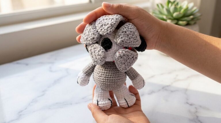 Crochet Snoopy Demogorgon Pattern 7