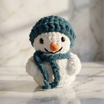 Crochet Snowman Amigurumi Pattern 7