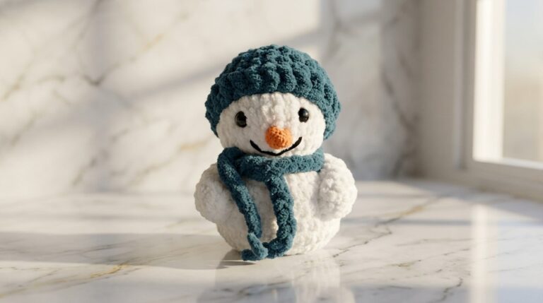 Crochet Snowman Amigurumi Pattern 7