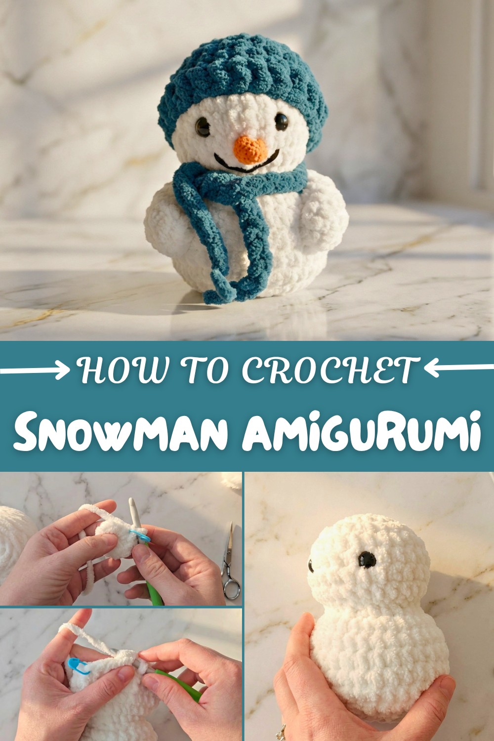 Crochet Snowman Amigurumi Pattern