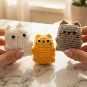 Crochet Square Kittens Amigurumi Pattern 5