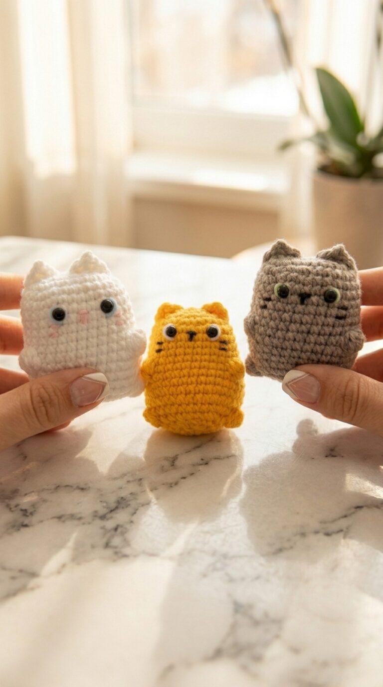 Crochet Square Kittens Amigurumi Pattern 5