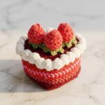 Crochet Strawberry Cake Pattern 7