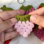 Crochet Strawberry Keychain Pattern 6