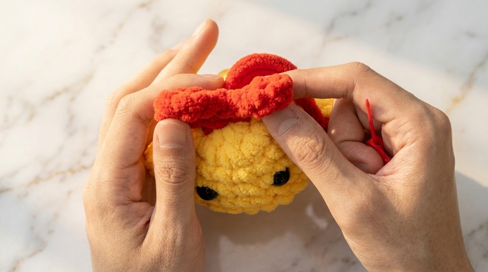 Crochet Stuffed Chicken Amigurumi Pattern 6