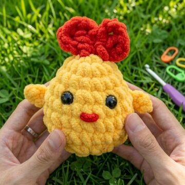 Crochet Stuffed Chicken Amigurumi Pattern 7