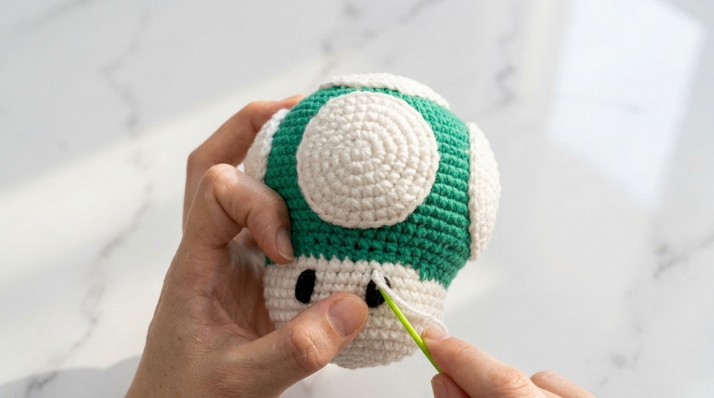 Crochet Super Mario Mushroom Pattern 6