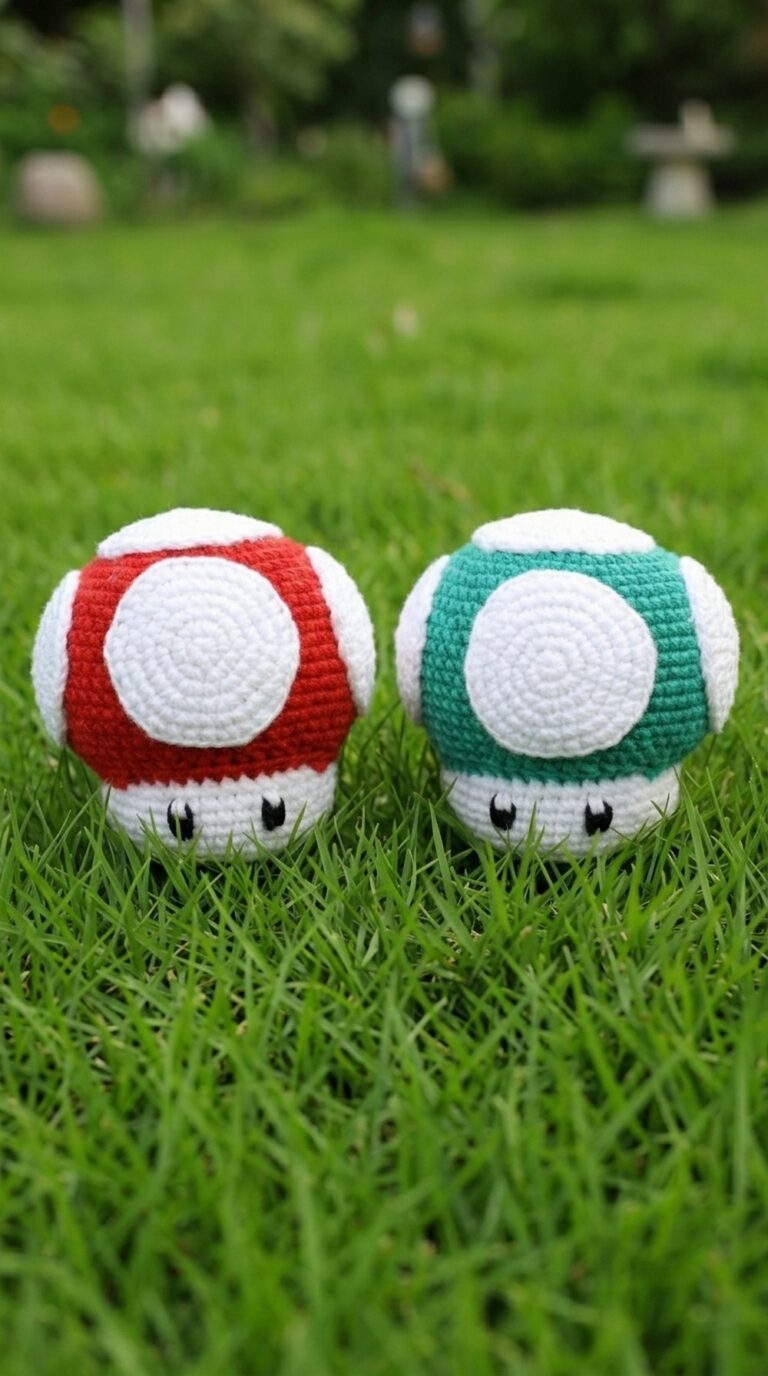 Crochet Super Mario Mushroom Pattern 7