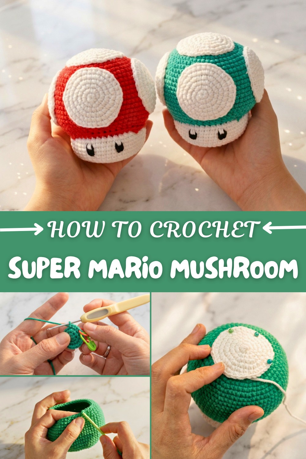 Crochet Super Mario Mushroom Pattern