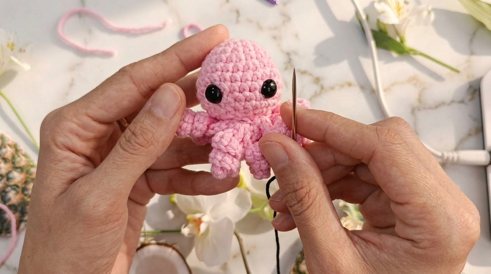 Crochet Tiny Octopus Amigurumi Pattern 5