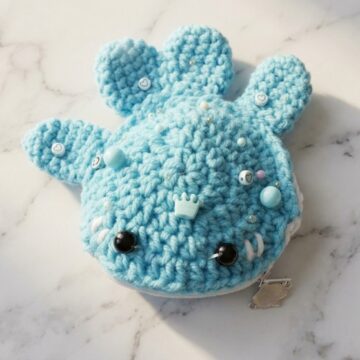 Crochet Whale Coin Purse Pattern 7