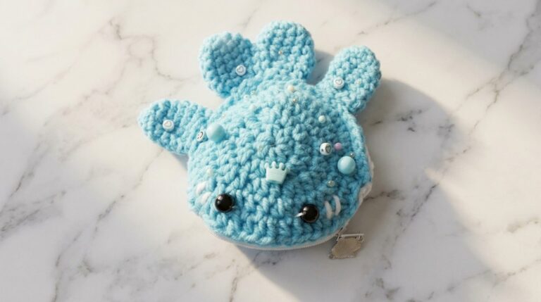 Crochet Whale Coin Purse Pattern 7