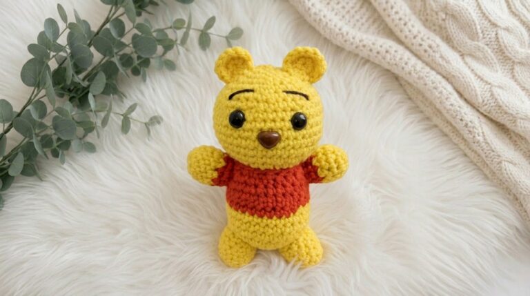 Crochet Winnie Pooh Amigurumi Pattern 7