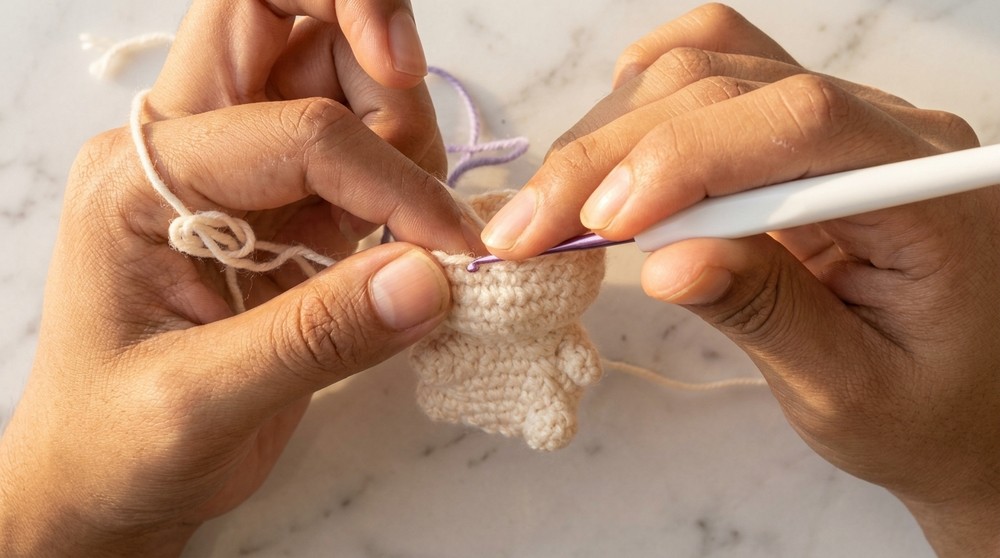 Cute Crochet Baby Angel Pattern 3