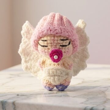Cute Crochet Baby Angel Pattern 7