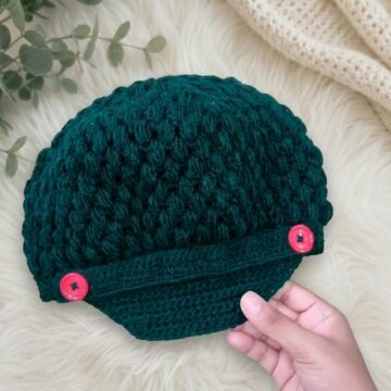 Cute Crochet Baseballcap Pattern 5