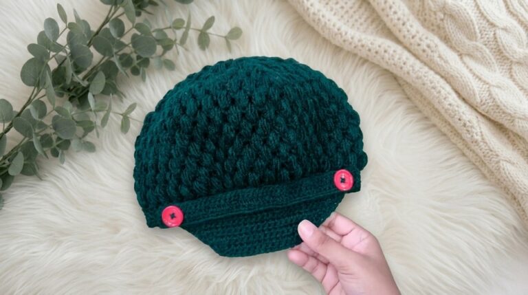 Cute Crochet Baseballcap Pattern 5