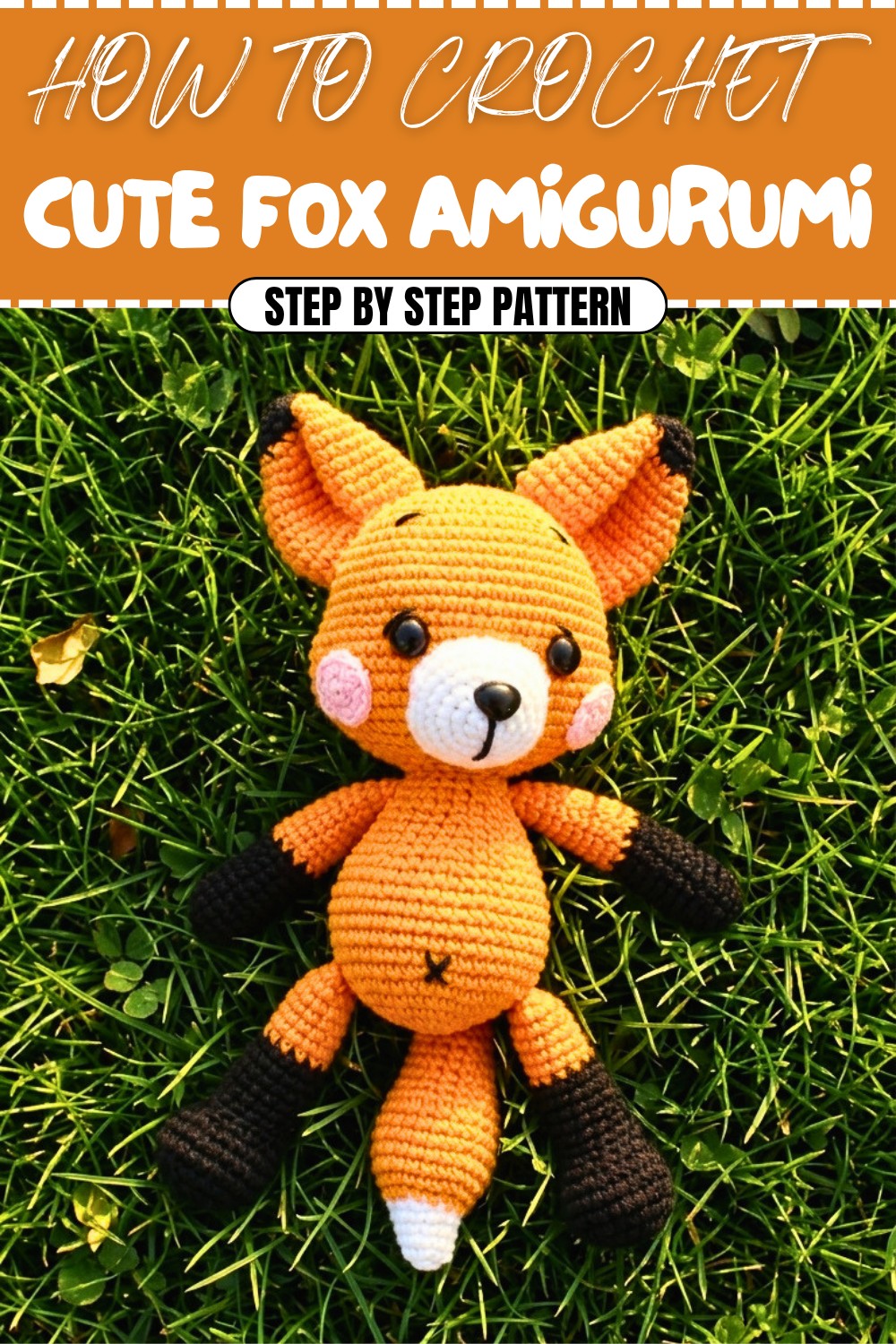Cute Crochet Fox Amigurumi Pattern (1)