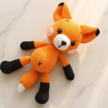 Cute Crochet Fox Amigurumi Pattern 7
