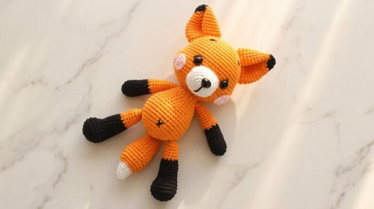 Cute Crochet Fox Amigurumi Pattern 7