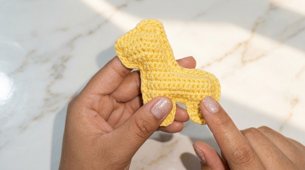 Cute Crochet Horse Keychain Pattern 4